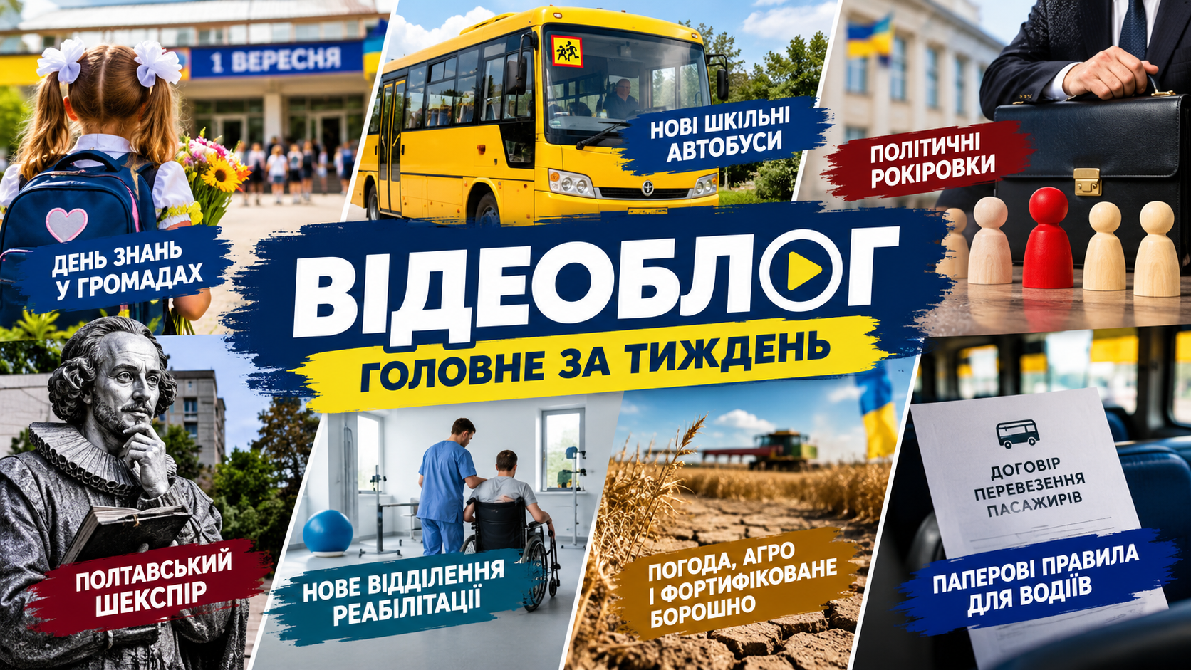 Новини тижня подій на Полтавщині